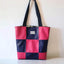 Teresa's Pink Reversible Cloud Checker Tote
