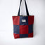 Teresa's Red Reversible Cloud Checker Tote