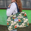 Teresa's Burgundy Reversible Cloud Checker Tote