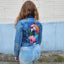 Handpainted Tropical Echoes Jacket